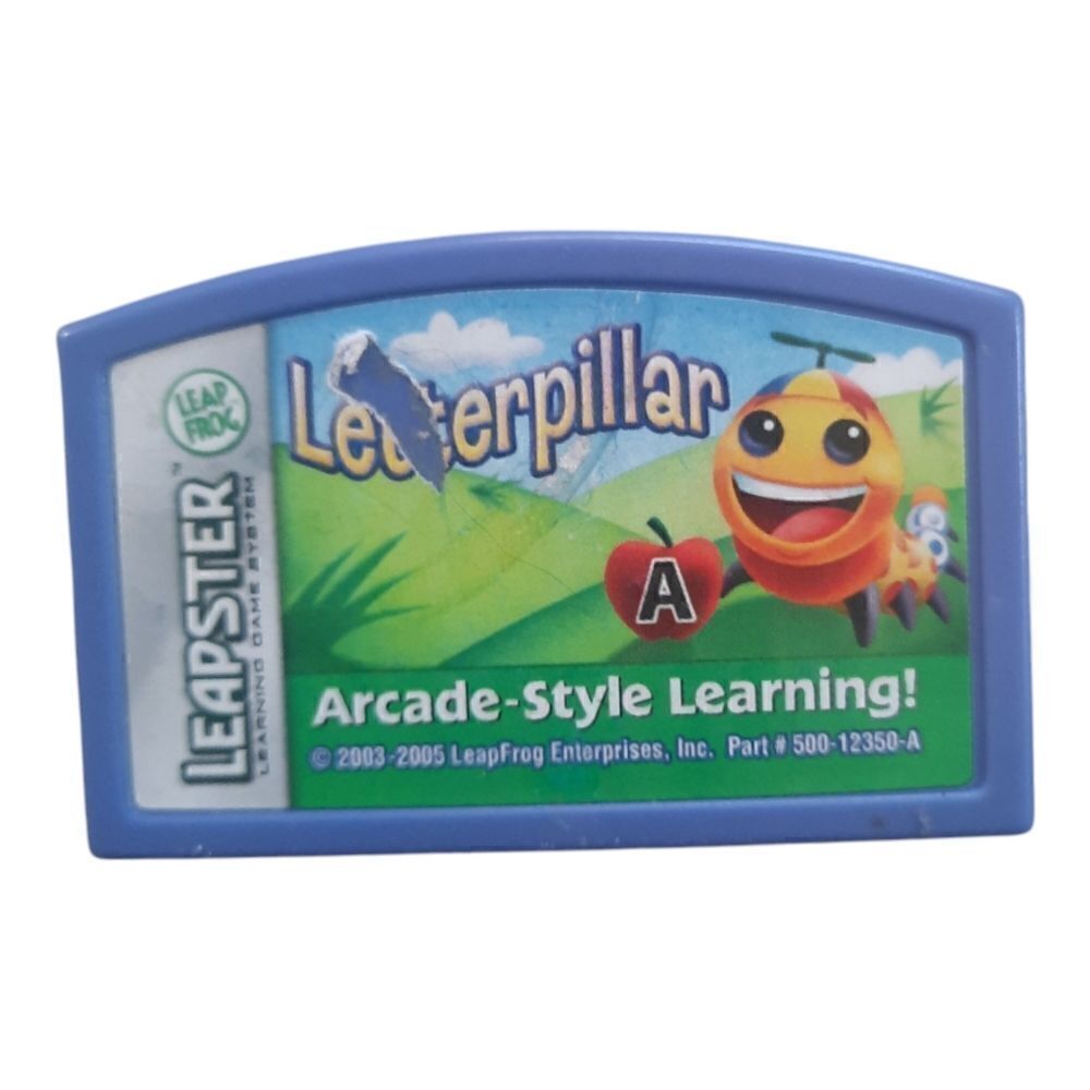 Leapster Leapfrog Letterpillar Arcade style learning game for Leapster